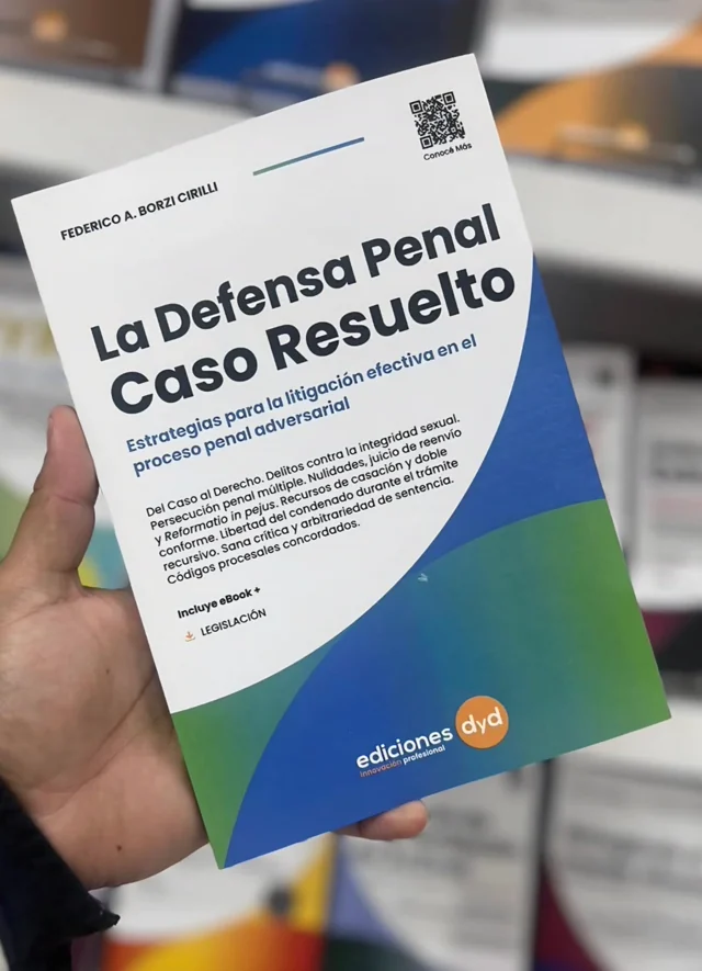 Portada del libro La Defensa Penal: Caso resuelto, de Federico A. Borzi Cirilli